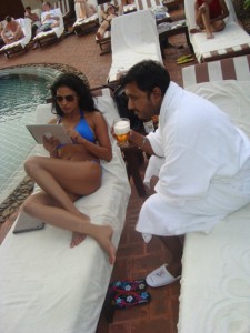 Veena Malik And Hemant Madhukar - Leaked Picture