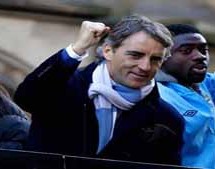 Roberto Mancini signs five-year Manchester City deal
