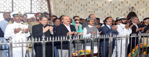 Governor, CM Sindh visit Mazar-e-Quaid