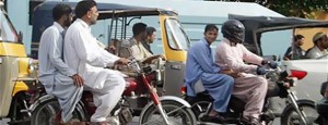 Pillion riding banned in Karachi for a month