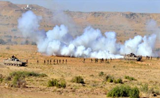Army troops carry out field firing, battle exercise at Tilla Ranges
