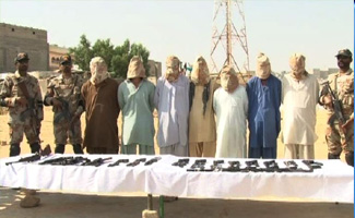 Targeted operation: 102 held, arms recovered