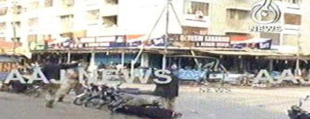 Jamshed Dasti gathers empty alcohol bottles as proof