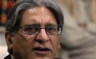 Aitzaz calls for briefing by Interior Minister on terror attack