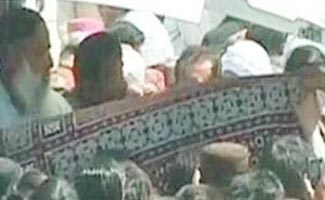 JSQM leader's laid to rest in Larkana