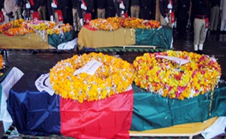 Peshawar: Funeral prayer of five slain policemen held