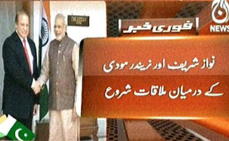 India PM Modi, Pakistan&acirc;&euro;&trade;s Sharif meet for talks
