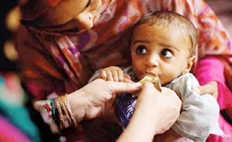 Food parcels provided to 3500 famine-hit families in Tharparkar