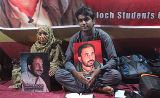 Pakistan student wages hunger strike over missing Baluch leader