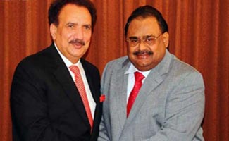 Rehman Malik calls for good ties between MQM, PPP