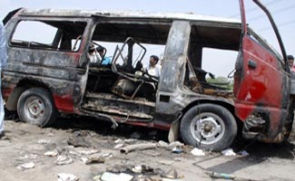 Pir Amin shocked over school van fire incident