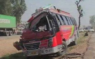 12 injured in a road crash in Pano Aqil