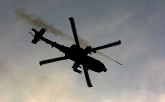 15 terrorists killed in Zartatangi mountain heights by gunship helicopters
