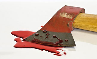 Man axed to death