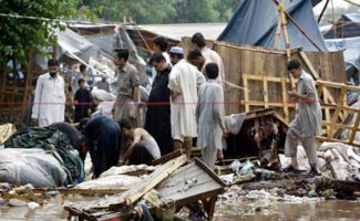 Eight died due to severe rainfall in Peshawar