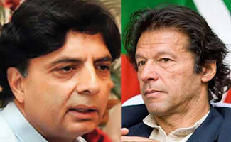 Nisar phones Imran, PTI&acirc;&euro;&trade;s long march discussion takes place