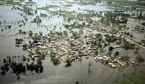 River Chenab flowing in High Flood: FFC