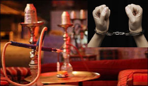 Police round up 32 outlaws including 13 shisha smokers
