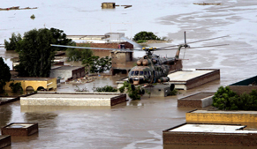 2300 people rescued by army helicopters, boats from flood hit areas: ISPR
