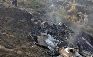 Pak Air Force jet crashes in Balochistan, Loralai district