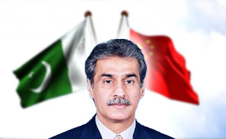 Ayaz felicitates Chinese at 65th anniversary