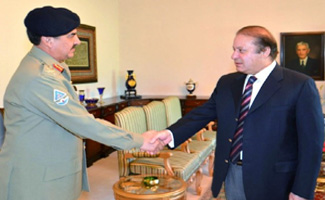 CoAS Raheel Sharif calls on PM Nawaz Sharif