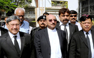 Qaim records his statement before election tribunal