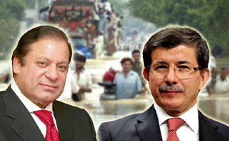 Turkish PM telephones Nawaz; conveys grief over loss of lives, property