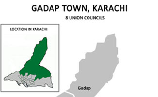 Gadap Town Children demand regular water supply at GHWD programme