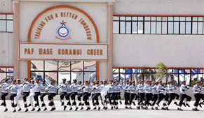 PAF airmen passing out parade