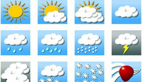 Mostly dry weather forecast during next 24 hours