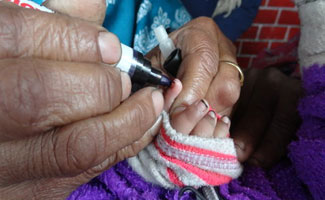 DC directs for ensuring to mark doors, fingers of polio vaccinated