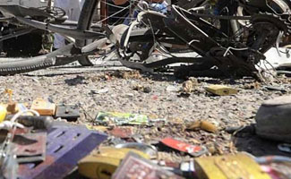 IED explosion martyrs security man, injures another