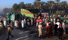Death toll in bus-truck collision risen to 58