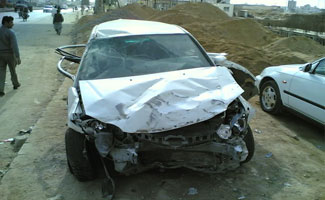 Woman killed, 2 injured in road accident