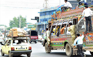 Transport fare on KP's inter-districts routes reduced