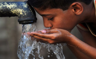 MNA for ensuring clean water supply to Baldia, Keamari