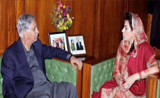 Chairman senate condoles Dr Fehmida Mirza's mother