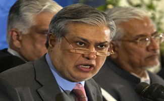 Stalled dialogue process: postpone protest, Dar asks Imran
