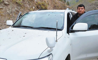 Amir Muqam survives blast