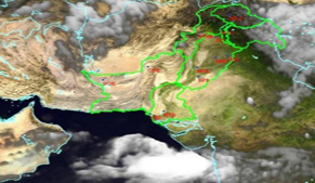 Mostly cloudy weather, light rain forecast