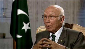 Efforts being made to resolve affairs with Afghanistan through talks: Sartaj