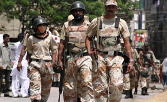 Karachi shootout: Rangers kill three &acirc;&euro;&tilde;terrorists&acirc;&euro;&trade;