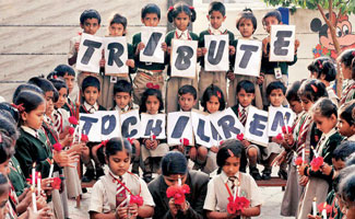 One minute silence observed in city schools