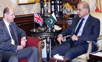 British High Commissioner calls on Shahbaz Sharif