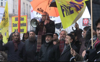 Kashmir Council EU holds protest demo on Indian Republic Day in Brussels