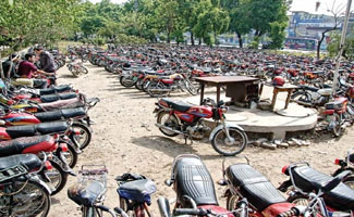 109 motorcycles impounded