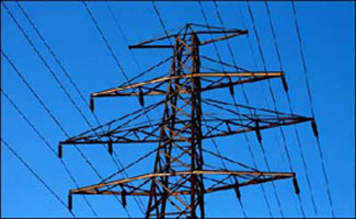 Two towers of high transmission line blown up