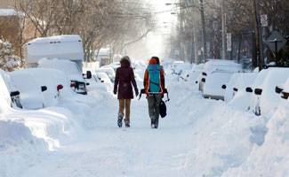 Strong winds cause power breakdown
