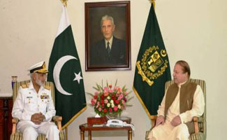 Naval chief calls on PM